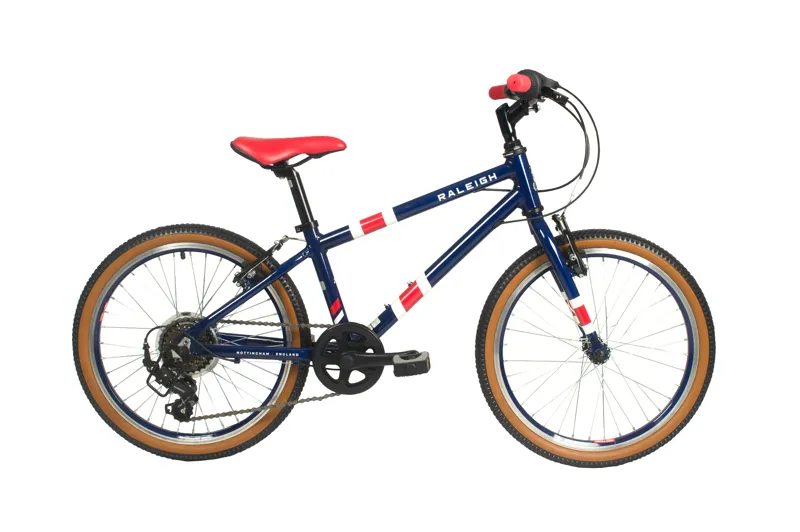 Raleigh Pop 20 inch Wheel Kids Bike 2023 in Blue